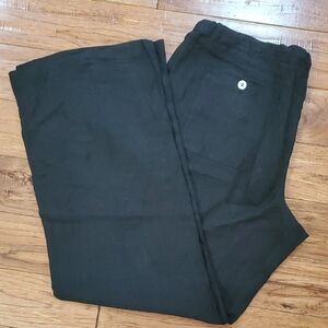 Allen Allen Wide Leg Linen Pants